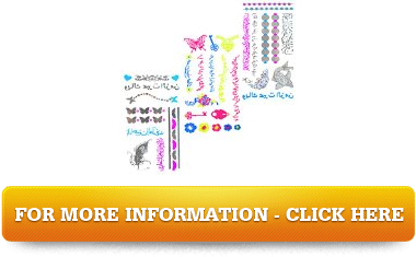 EVTECHTM 3 Style New Design 3D Temporary Tattoos Waterproof NightClub Transfer Tattoos Fashion Totem Flash Body Art Stickers Noctilucence Fluorescent Light Floral Flowers Floral Bracelets Chain Nacklace Pattern Popular Colorful Fish Butterfly Love Heart Shape Key Lantern Feather Cyprinoid Goldfish Clarified